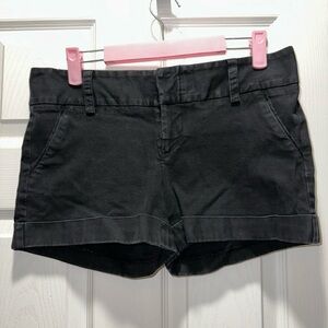 Alice + Olivia Black High Waist Shorts